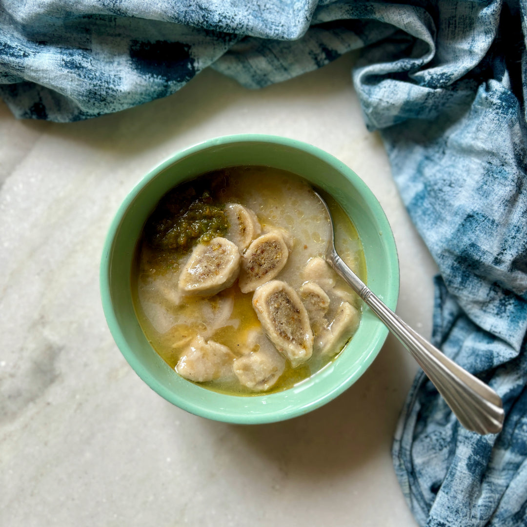 Daal Fara Fara | Steamed Lentil Stuffed Dumplings from Uttar Pradesh – Nivaala
